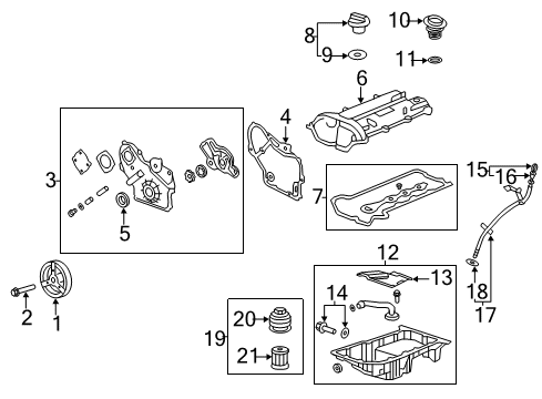 2014 Buick LaCrosse Engine Parts, Mounts, Cylinder Head & Valves, Camshaft & Timing, Oil Pan, Oil Pump, Crankshaft & Bearings, Pistons, Rings & Bearings, Variable Valve Timing Diagram