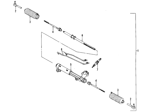 1994 Buick Regal Power Steering Pump Diagram for 88985198