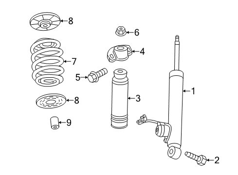 2016 Cadillac ELR Shocks & Components - Rear Diagram
