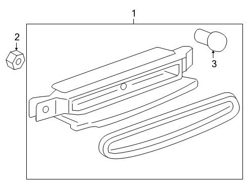 2006 Pontiac G6 High Mount Lamps Diagram