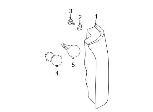 2002 Saturn Vue Tail Lamps Diagram