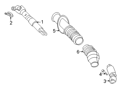 2007 Buick Rainier Lower Steering Column Diagram