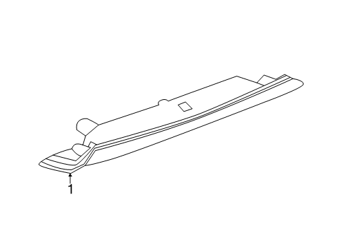 2017 Chevy Cruze High Mount Lamps Diagram 1 - Thumbnail