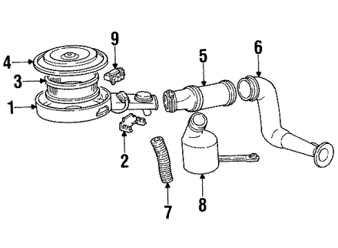 1994 Oldsmobile Silhouette Powertrain Control Diagram