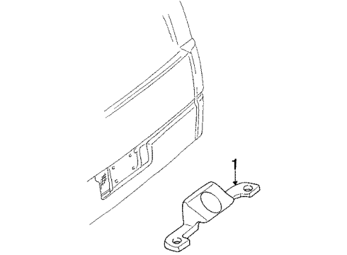 1994 Oldsmobile Silhouette License Lamps Diagram