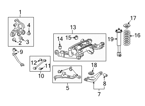 2008 Cadillac STS Spring Insulator, Rear Diagram for 25707735