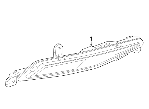 2023 Cadillac LYRIQ Backup Lamps Diagram