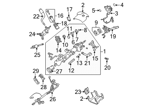 2012 Cadillac Escalade EXT Ignition Lock Diagram