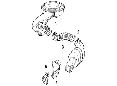 1992 Oldsmobile Cutlass Cruiser Air Intake Diagram