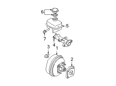 2004 Cadillac DeVille Dash Panel Components Diagram