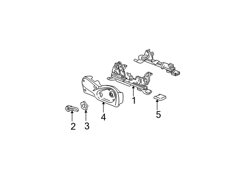 2005 Chevy Trailblazer Tracks & Components Diagram 4 - Thumbnail