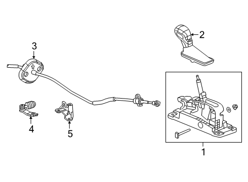 2022 Chevy Blazer Transmission Shift Lever Diagram