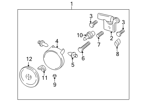 2005 Pontiac Bonneville Bulbs Diagram