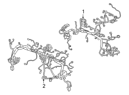2019 GMC Terrain Wire Harness Diagram for 84283642