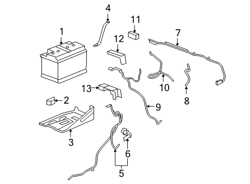 2007 Chevy Silverado 2500 HD Battery Diagram