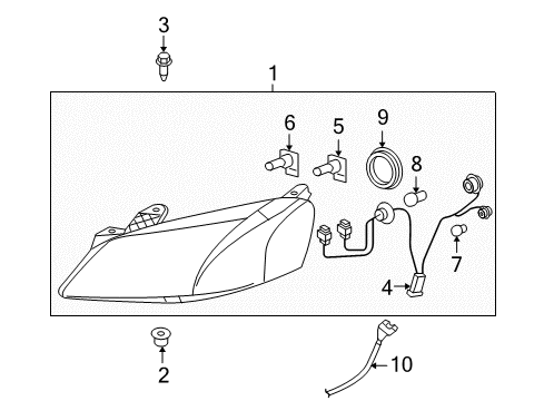 2006 Pontiac G6 Headlamps Diagram