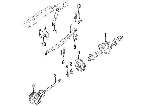 1985 Chevy C20 Suburban Rear Brakes Diagram
