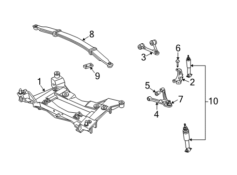 2008 Cadillac XLR Front Suspension, Lower Control Arm, Upper Control Arm, Ride Control, Stabilizer Bar, Suspension Components Diagram