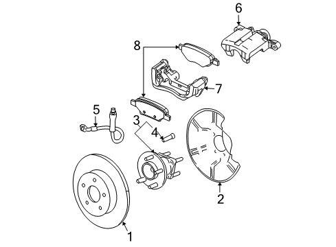 2006 Pontiac G6 Rear Brakes Diagram