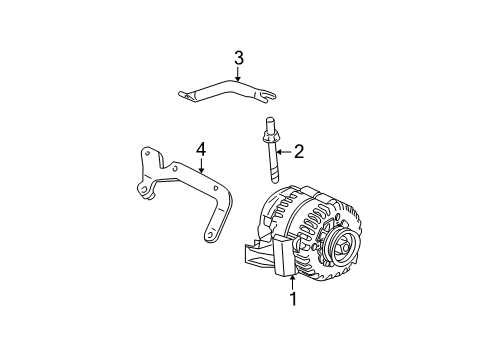 2005 Chevy Monte Carlo Alternator Diagram 2 - Thumbnail