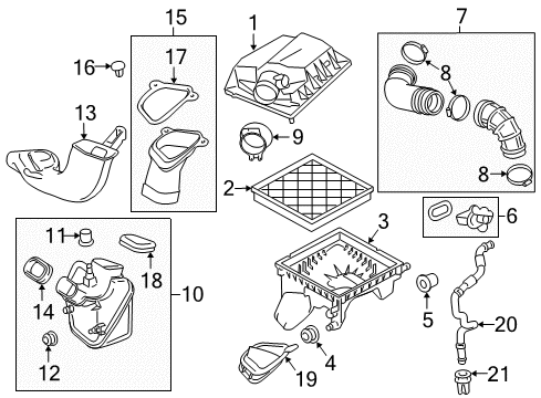 2016 Chevy Cruze Air Intake Diagram