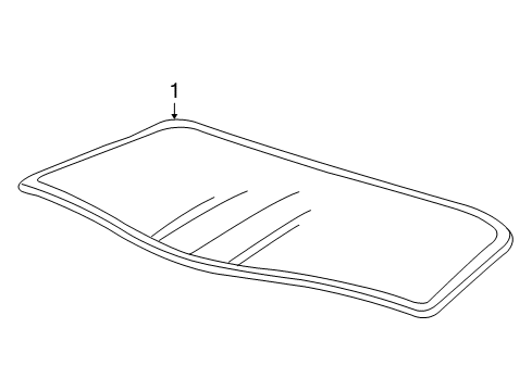 2008 Chevy Corvette Interior Trim - Removable Top Diagram