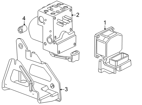 2006 Hummer H2 Anti-Lock Brakes Diagram