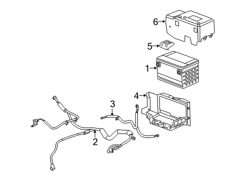 2005 Cadillac STS Battery Diagram
