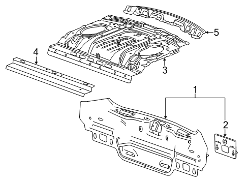2020 Chevy Impala Rear Body Diagram