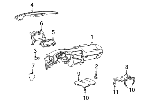1999 Chevy Camaro Instrument Panel Diagram
