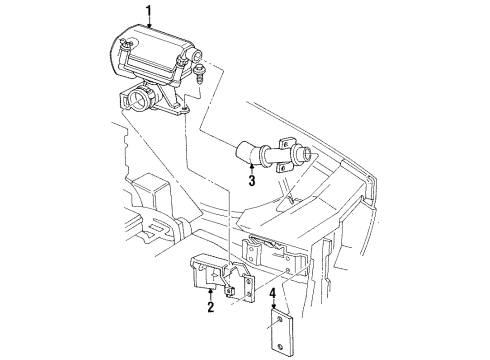 1990 Oldsmobile Cutlass Supreme Air Intake Diagram