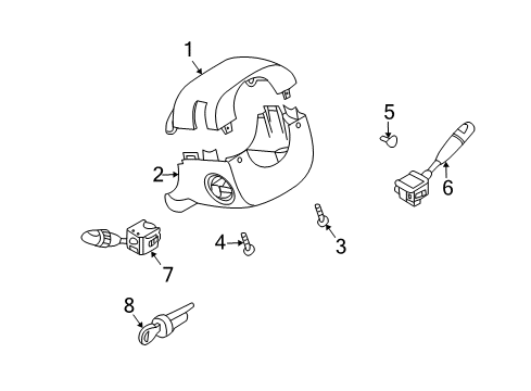 2007 Chevy Aveo5 Ignition Lock Diagram