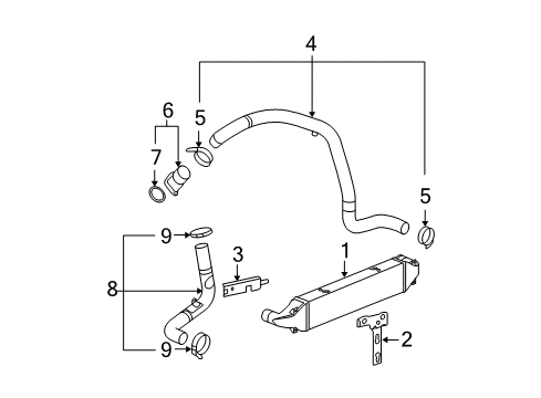 2010 Chevy HHR Intercooler Diagram