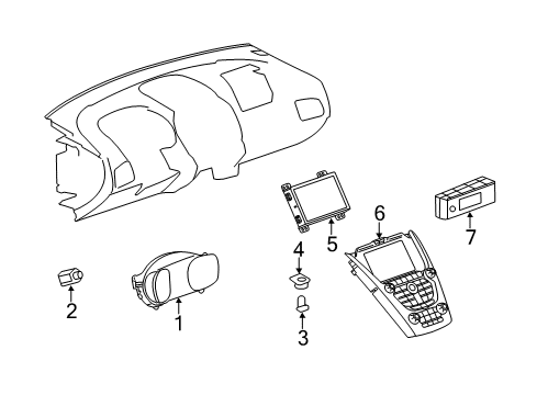 2010 Chevy Equinox Heater Control Diagram for 13578140