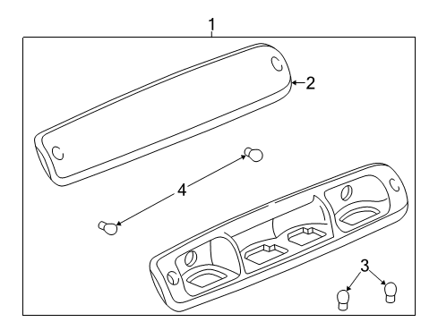 2006 Chevy Silverado 1500 High Mount Lamps Diagram