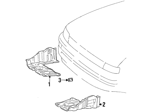 1999 Chevy Prizm Cover Diagram for 94852037