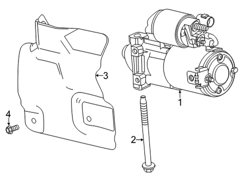2021 Chevy Silverado 2500 HD Starter Diagram
