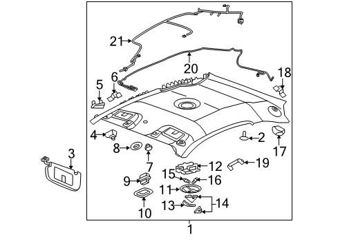 2005 Chevy Cobalt Sunroof Diagram