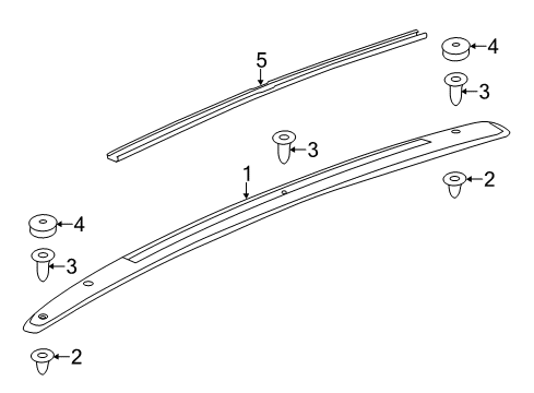 2017 Chevy Traverse Luggage Carrier Diagram