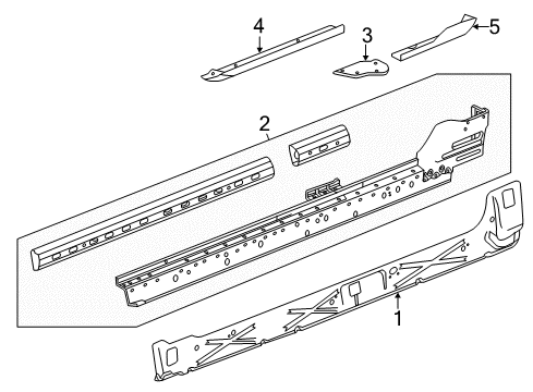 2015 Chevy Silverado 1500 Rocker Panel Diagram