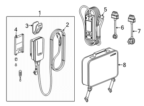 2023 GMC Hummer EV Pickup Electrical Components Diagram