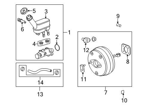 2012 Buick Enclave Dash Panel Components Diagram