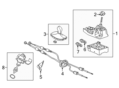 2015 Buick Verano Control Cable Diagram for 24268749
