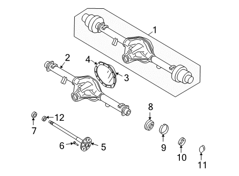 Wheel Bearing Diagram for 9439561