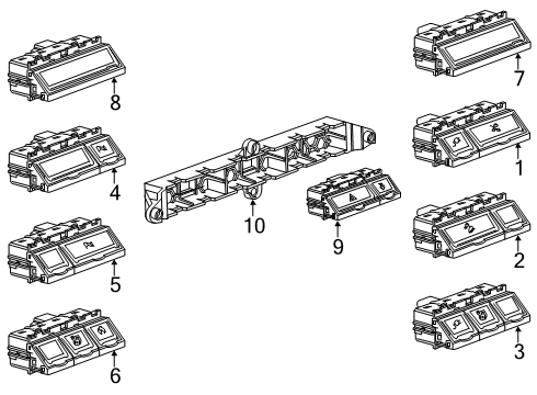 2023 Chevy Silverado 1500 Switches Diagram