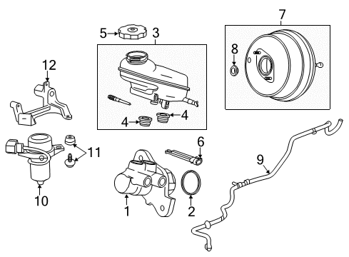 2018 Cadillac CTS Dash Panel Components Diagram 3 - Thumbnail