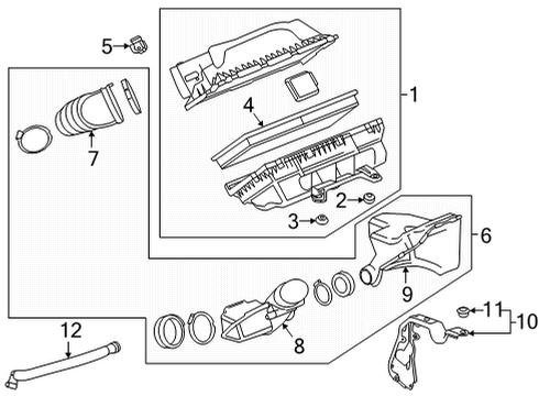 2023 Chevy Express 2500 Air Intake Diagram