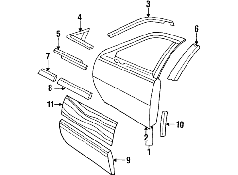 1994 Buick Commercial Chassis Front Door Diagram