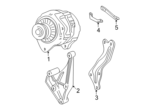 2001 Buick Century Alternator Diagram for 19244791