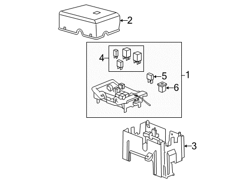 2007 Chevy Silverado 2500 HD Daytime Running Lamps & Components Diagram